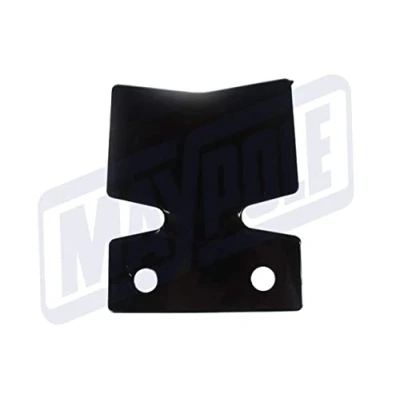 Image of NEW BLACK METAL FLANGE STYLE TOW BAR BUMPER PROTECTOR TOWBALL MP464B MAYPOLE
