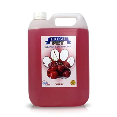 Image of Trade Chemicals Fresh Pet Kennel/Cattery Disinfectant and Deodoriser 5L (CHERRY)