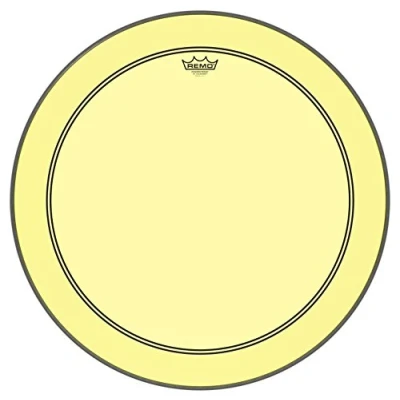 Image of Remo Colortone Powerstroke 3 Clear Drum Head 26 Inches P3 1326 CT YE Yellow