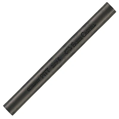 Image of Faber Castell Compressed Pitt Soft Charcoal Stick Black
