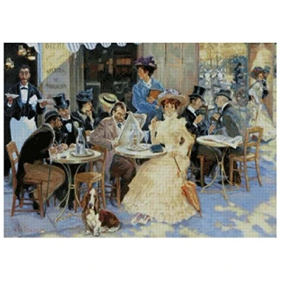 Image of In the Ball,14ct counted cross stitch kit,400 * 285stitch, 82 65cm Egyptian cotton Big kits