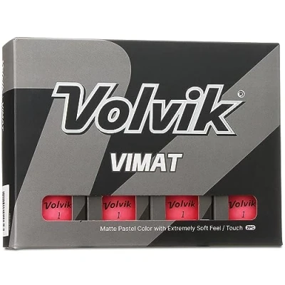 Image of Volvik Unisex&#039;s Vimat Golf Ball, Pink, one size