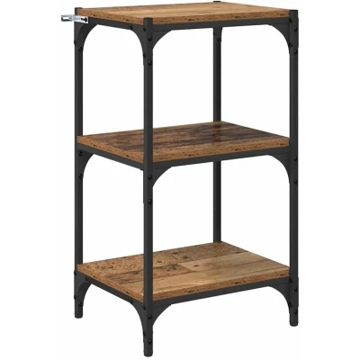 Image of vidaXL Book Cabinet Old wood 40 x 33 71 cm Engineered