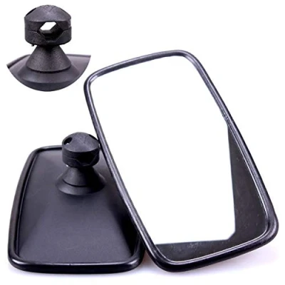 Image of Truck Duck® 2 x Universal Rear View Mirrors 285 155 mm Mirror Set for HGV, Bus, RV, Tractor, Excavator