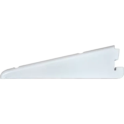 Image of Matlock 370mm White Bracket (Single) Twin Slot Shelving