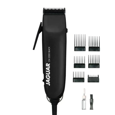 Image of Jaguar Hair Clipper CM 2000 Black Professional for Mains Operation incl. Attachment Comb Set &amp; Quick fit System from The You