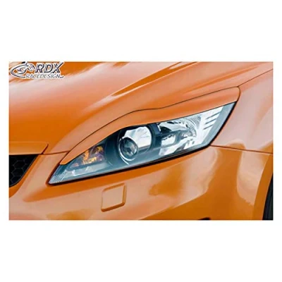 Image of RDX Racedesign RDSB104 Head light spoilers compatible with Ford Focus II Facelift 2008 2011 (ABS)