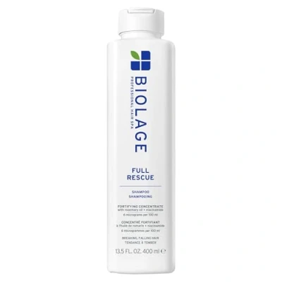 Image of Biolage Full Rescue Fortifying Shampoo, Increases Resistance to Hair Fall, Enriched With Rosemary Oil &amp; Niacinamide, For Breaking Falling Hair, 400ml