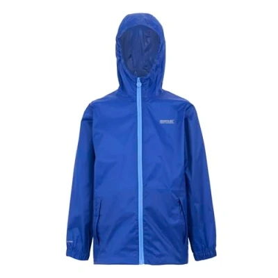 Image of Regatta Kids Lightweight Pack It Waterproof Packaway Jacket Olympian Blue Elysium Blue, Size: 14 Years