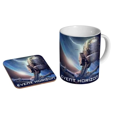 Image of glades Event Horizon Ceramic Coffee Mug + Coaster Gift Set