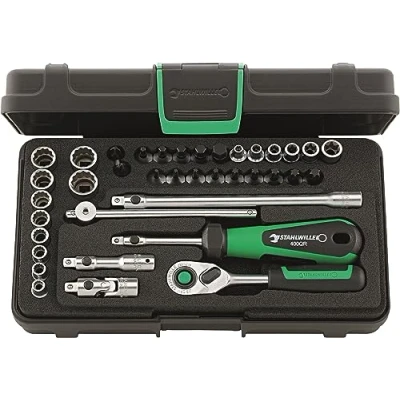 Image of JUEGO COMPLETO DE Llave Vaso 1/4&quot; 40D/40TX/44KTX/32/6QR
