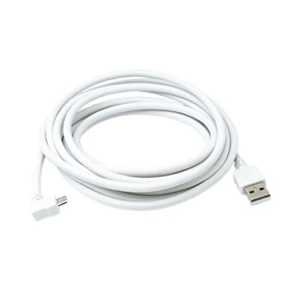 Image of System S 3 m Micro USB 2.0 Cable Angled 90 Degree Connector (Left/Male)