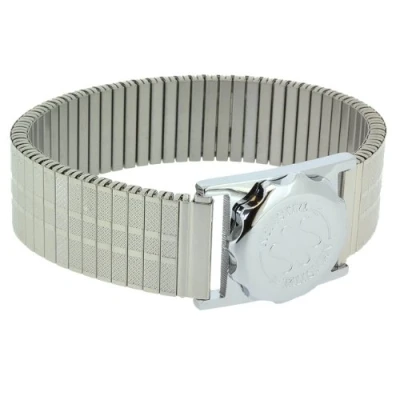 Image of Stainless Steel SOS Talisman Watch Style Gents Expandable 18mm