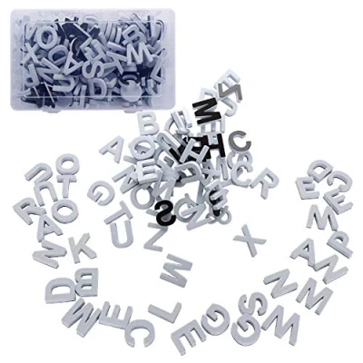 Image of JYCRA Magnetic Letters,124Pcs Foam Alphabet Refrigerator Magnets Best Educational Toy for Preschool Learning,Spelling (White)
