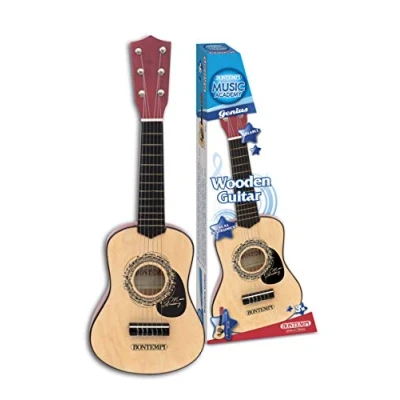 Image of Bontempi Wooden guitar 21 5530 55 x 18.1 6.5 cm