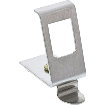 Image of InLine® Keystone SNAP In Metal Module Holder, 1 Compartment for Hat Rail