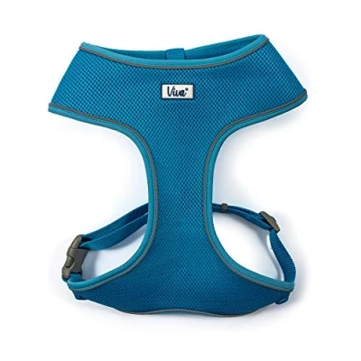 Image of Ancol Viva Mesh Dog Harness Blue Small (fits girth 34 45 cm)