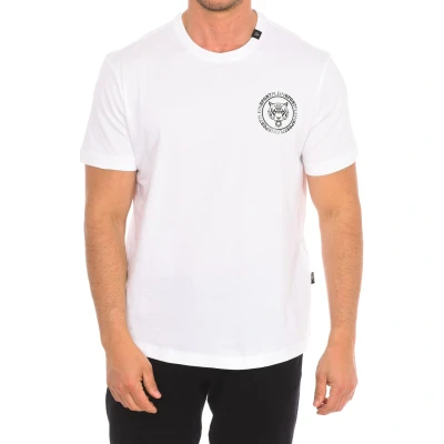 Image of Plein Sport TIPS412 Mens short sleeve t shirt White material_cotton Size 2XL