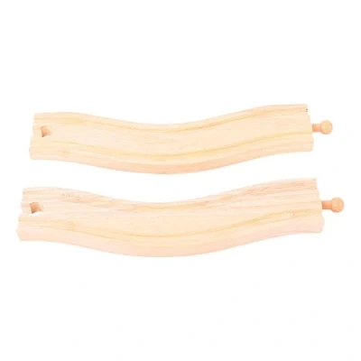 Image of Bigjigs Rail Wavy Track (2 Pieces)