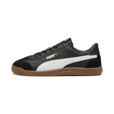 Image of Puma Unisex Club 5v5 SD Sneaker, Black White Gold, 4.5 UK