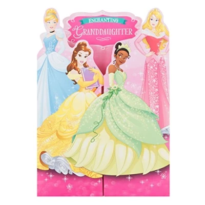 Image of Hallmark Granddaughter Birthday Card &#039;Disney Princess&#039; Medium