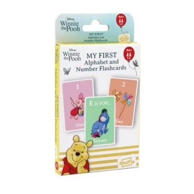 Image of Shuffle Winnie the Pooh My First Alphabet and Number Flashcards, Plastic Free, Suitable for Ages 6 Months+