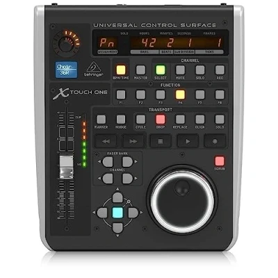 Image of Behringer X Touch ONE Universal Control Surface with Sensitive Motor Fader and LCD Scribble Strip, Compatible PC Mac