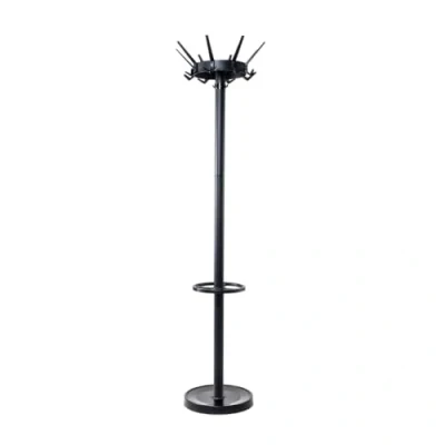 Image of Maul MAULcaligo Coat Stand with 32 Hooks and Umbrella Holder Black