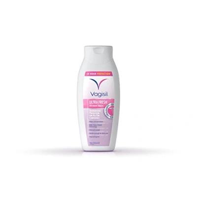 Image of VAGISIL Ultra Fresh Intimate Wash For Daily Feminine Hygiene, 24 Hour Odour Protection, Hypoallergenic, All Day Confidence, 250 ml