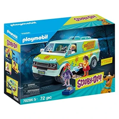 Image of Playmobil 70286 SCOOBY DOO! Mystery Machine with special light Effects, Fun Imaginative Role Play, Playset Suitable for Children Ages 5+