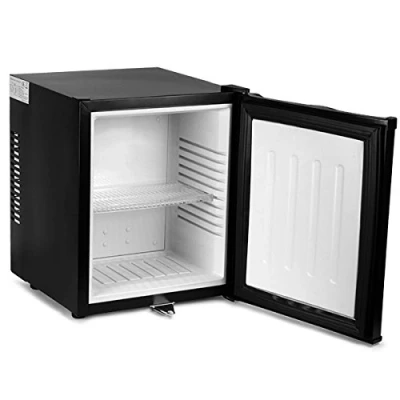 Image of bar@drinkstuff ChillQuiet Silent Mini Bar Fridge 30ltr Black Quiet Running Bar, Hotel Compact
