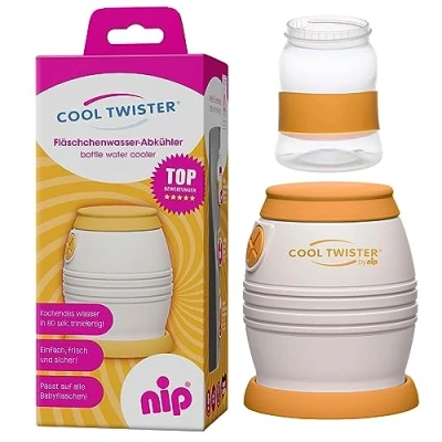 Image of nip Cool Twister Bottle Water Cooler Cools Boiling Exactly to 40, 50, 60 or 70, BPA Free, from 0 Years