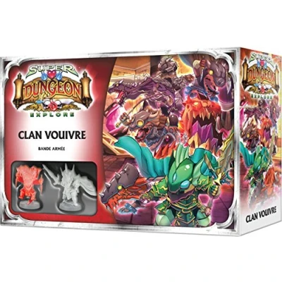 Image of Asmodee Super Dungeon Explore Clan Vouivre (Army Band) Board Game Strategy Figurine