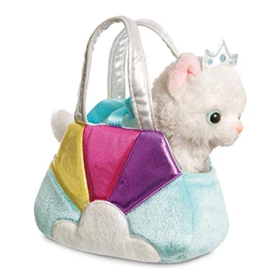 Image of Aurora, 61364, Fancy Pal Rainbow Princess Cat, Soft Toy,