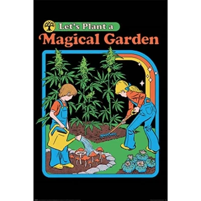 Image of Steven Rhodes Let&#039;s Plant A Magical Garden Poster