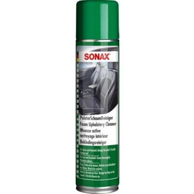 Image of SONAX Foam Upholstery Cleaner (400 ml) Cleans thoroughly. Restores colours. Protects against resoiling. For textiles, velour and carpets in car household. Item No. 03062000 810