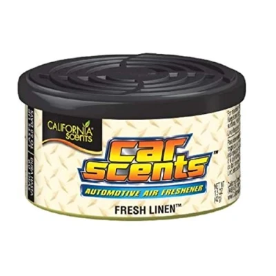 Image of California Scents CarScents Fresh Linen Black, Beige
