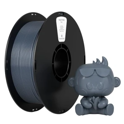 Image of kexcelled PETG Filament 1.75 mm +/ 0.03 mm, Chemical Resistance, 3D Printer Filament, 1 kg Spool (2.2 lbs), for FDM Printer, Vacuum Packaging, Gray Blue