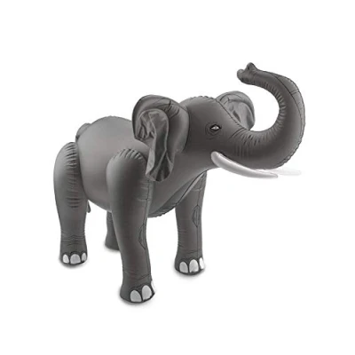 Image of Folat 20271 Inflatable Elephant Grey, Single, Standard Size