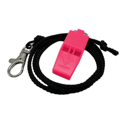 Image of ACME Tornado No. 636 Loud Emergency Whistle / Signal with Band for Outdoor, Hiking &amp; Safety (DG Pink)