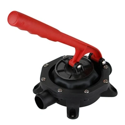 Image of Manual Bilge Pump, 720GPH Diaphragm Boat Marine Hand Plastic Water Self Priming Pump (Black)