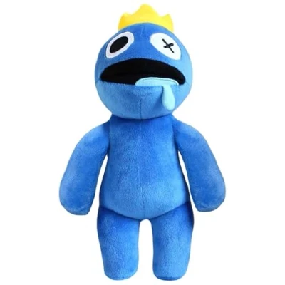 Image of Wiztex Regenbogen Freunde Cuddly Toy 30 cm Plush YouTube Videos Stuffed Animal Gift for Children and Game Fans (Blue)