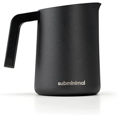 Image of Subminimal FlowTip Milk Jug Stovetop Foamer for Premium Barista Style Coffee Drinks at Home Cappuccino &amp; Latte Art Pouring 450ml
