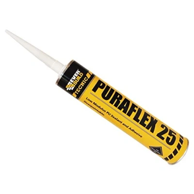 Image of Everbuild Technic Puraflex 25 Low Modulus Polyurethane Sealant Solvent Free Brown 300ml