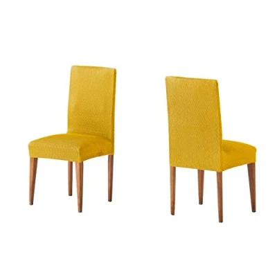 Image of Martina Home Chair Cover with Backrest 24 x 30 6 cm Gold, 2 Units