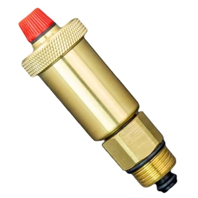Image of Automatic Air Vent with Check Valve 1/2“ Easy Install Reliable Purging Anti Leak Design Ideal for Home Central Heating Systems &amp; Radiators Durable Brass Construction Energy Saving Low Maintenance