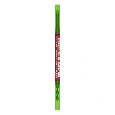 Image of NYX Professional Makeup Eye Brow Pencil, Nano Mechanical Up to 16HR wear, Smooth glide pigment, Blade &amp; Shade, Rich Auburn, 1 count