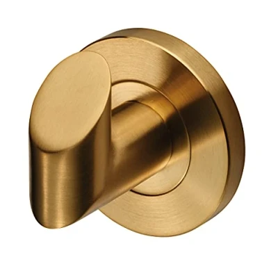 Image of Carlisle Brass LX03SPVD DELEAU Stainless Steel Robe Hook G316, Satin