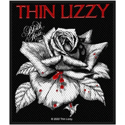 Image of Thin Lizzy Black Rose Patch 8cm x 10cm