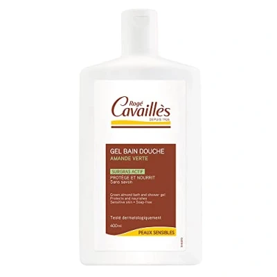 Image of Rogé Cavaillès Surgras Sensitive Skins Green Almond Bath and Shower Gel 400ml